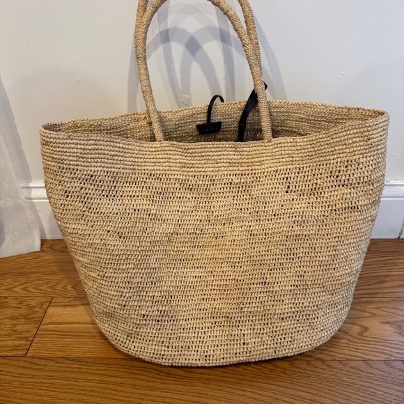The Row Oregon Large Raffia Shopper - Picture 3 of 10